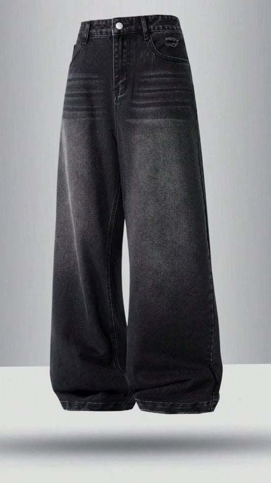 FitByHMD Urban Black Cargo Jeans