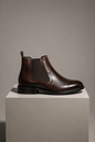 Brown Leather Chelsea Boots