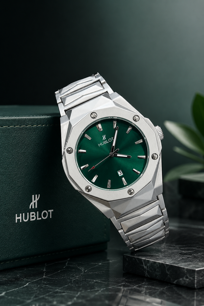 Hublot Inspired Rotating Back Watch