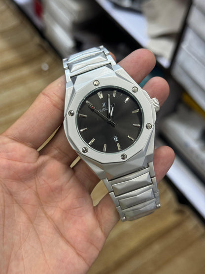 Hublot Inspired Rotating Back Watch
